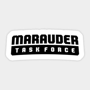 Black Marauder Task Force Banner Sticker